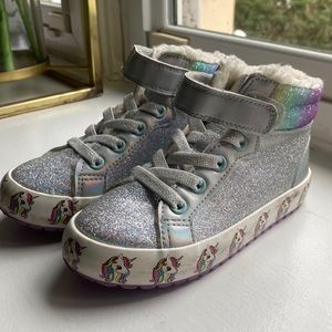 H&M sparkle lined boots EC